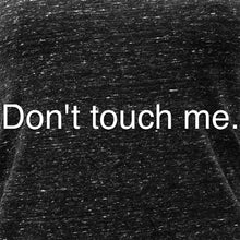 Load image into Gallery viewer, Don't Touch Me Black Gray Cosmic Twist Back Tank Top