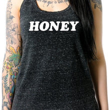 将图片加载到图库查看器,Honey Black Gray Cosmic Twist Back Tank Top