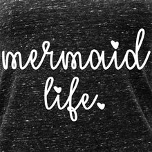 Load image into Gallery viewer, Mermaid Life Black Gray Cosmic Twist Back Tank Top