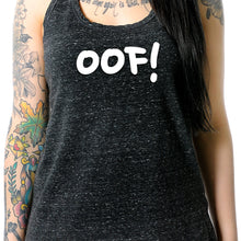 将图片加载到图库查看器,oof! Black Gray Cosmic Twist Back Tank Top