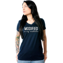 Load image into Gallery viewer, Modified is my Aesthetic V-Neck Tee Shirt