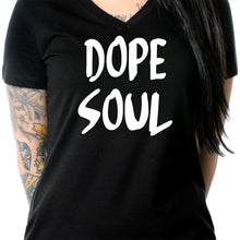 Load image into Gallery viewer, Dope Soul Tapered V-Neck Tee Shirt