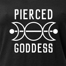 Load image into Gallery viewer, Pierced Goddess Tapered V-Neck Tee Shirt