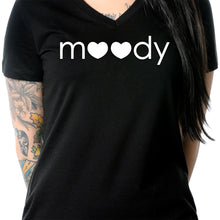 将图片加载到图库查看器,Moody Tapered V-Neck Tee Shirt