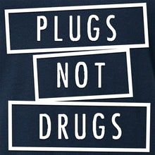 将图片加载到图库查看器,Plugs Not Drugs V-Neck Tee Shirt