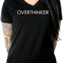 Load image into Gallery viewer, Overthinker Tapered V-Neck Tee Shirt