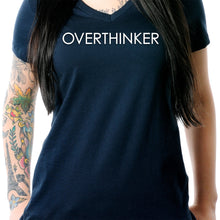 Load image into Gallery viewer, Overthinker Tapered V-Neck Tee Shirt