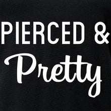 Load image into Gallery viewer, Pierced & Pretty Black Tapered V-Neck Tee Shirt