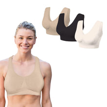 Load image into Gallery viewer, 3 Pack: Seamless Lightweight Comfort Bras