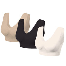 Load image into Gallery viewer, 3 Pack: Seamless Lightweight Comfort Bras