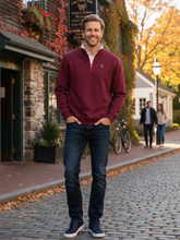 将图片加载到图库查看器,Turnberry Quarter Zip Smooth Knit
