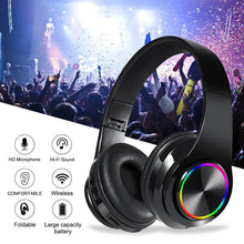 将图片加载到图库查看器,The Perfect Part Super Bass Bluetooth Headphones LED Light