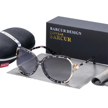 将图片加载到图库查看器,BARCUR Sunglasses Trendy Butterfly Design Fashion Women Sunglasses Polarized Lens Ladies Sun Glasses UV400 Protection for Hot Summer Days