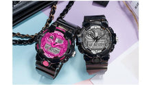 将图片加载到图库查看器,Sport Digital Watch for Men and Woman With Luminous Dual Time Waterproof 5 Bar Modern Men's Military Wristwatch WIth Night Mode