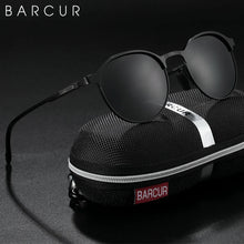 将图片加载到图库查看器,BARCUR Trendy Sunglasses Women’s Polarized Round Frame – Timeless Fashionable Sun Glasses for Driving Casual Wear – UV400 Protection Anti-Reflective Lenses
