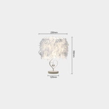Load image into Gallery viewer, STEVVEX Reading Room Luxury Interesting Decor Heart Shape Feather Crystal Lamp Table Lamp for bedroom Light art decor home planetarium