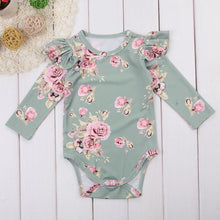 将图片加载到图库查看器,Toddler Infant Newborn Baby Girls Kids Long Butterfly Sleeve Romper Outfits Playsuit Jumpsuit