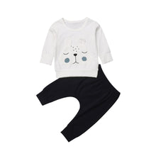 Load image into Gallery viewer, Newborn Baby Boys Clothes Bear Warm Winter Tops T-shirt Pants Outfits Clothes Set Clothes For Boys In Modern Style