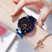 将图片加载到图库查看器,New STEVVEX Luxury Women Watches Magnetic Starry Sky Quartz Wristwatch Fashion Ladies Style Wrist Watch For Women and Girls