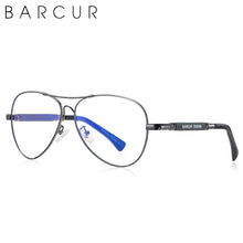 将图片加载到图库查看器,BARCUR Polarized Pilot Sunglasses for Men – Stylish Anti Blue Light UV400 Protection Gradient Mirror Lens Stainless Steel Trendy Frame – Fashion Aviator Sun Glasses for Men Ideal for Driving Travel Summer & Outdoor Activities