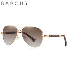 将图片加载到图库查看器,BARCUR Polarized Pilot Sunglasses for Men – Stylish Anti Blue Light UV400 Protection Gradient Mirror Lens Stainless Steel Trendy Frame – Fashion Aviator Sun Glasses for Men Ideal for Driving Travel Summer & Outdoor Activities