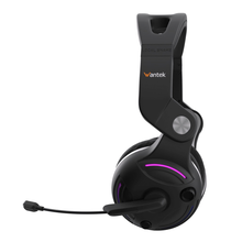 将图片加载到图库查看器,Wantek T2L Wireless Noise-Canceling Headset Black