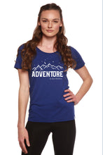 将图片加载到图库查看器,Adventure Printed Women's Bamboo/Cotton Short Sleeve Scoop Neck T-Shirt