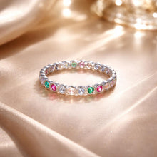将图片加载到图库查看器,925 Sterling Silver CZ Pavé Setting Ring Size 6.0 for Women