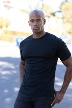 Load image into Gallery viewer, Men's Bamboo Viscose/Organic Cotton Short Sleeve Contrast Stitch T-Shirt