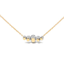 Load image into Gallery viewer, 18K Rose Gold 3/4 Cttw Pave Diamonds and Graduated Red Ruby Gemstone Curved Bar Choker Necklace (G-H Color, SI1-SI2 Clarity) - Adjustable up to 14" - 16.5"