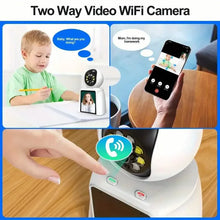 将图片加载到图库查看器,2-Pack: 2K Indoor Security Camera | 2-Way Audio & Video Call + Night Vision