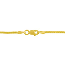 Load image into Gallery viewer, 14K Yellow and White Gold 2.0 Cttw Princess Cut Diamond Flared and X-Station V Shaped 18†Franco Chain Statement Necklace (H-I Color, SI2-I1 Clarity)