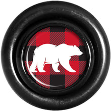 将图片加载到图库查看器,Red Black Plaid Polar Bear Black Cheater Plug Set