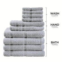 Load image into Gallery viewer, Gray Cotton Bath Towel Set (10β32 pcs)