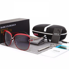 将图片加载到图库查看器,Luxury Polarized Ladies Woman Gradient Round Oversized Modern Sunglasses Brand oculos lunette de soleil femme