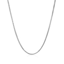Load image into Gallery viewer, 14k White Gold Foxtail 1.0mm Chain