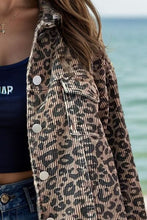Load image into Gallery viewer, Lightweight Leopard Button Down Long Sleeve Jacket Bold & Trendy Luxury Print Outerwear