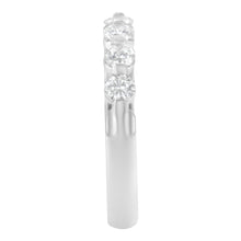 将图片加载到图库查看器,14K White Gold 1/2 cttw Diamond 5-Stone Band Ring (H-I Clarity, SI2-I1 Color) - Size 7