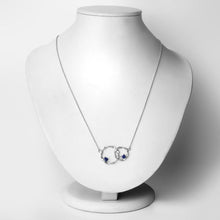 Load image into Gallery viewer, 0.70 Carat Genuine Blue Sapphire .925 Sterling Silver Pendant