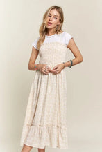 Load image into Gallery viewer, New Summer Smocked Floral Ruffled Hem Cami Dress β Feminine, Charming, Playful, Perfect for Warm Weather and Casual Outings