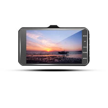 Load image into Gallery viewer, A6T 4-Inch 170° Wide Angle Full HD 1080P Car DVR Dual Lens Dash Cam Rear View Camera Video Recorder with Touch Screen