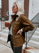 Load image into Gallery viewer, Retro Pocketed Long Sleeve Zip-Up Jacket Lightweight & Stylish Outerwear for Everyday Wear
