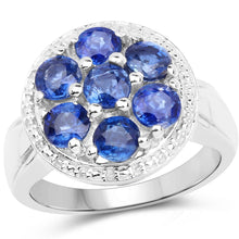 Load image into Gallery viewer, 2.66 Carat Genuine Kyanite .925 Sterling Silver Ring