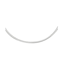 Load image into Gallery viewer, 2.5mm 14k Two Tone Gold Reversible Omega Necklace