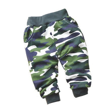 Load image into Gallery viewer, Baby Pants Spring & Autumn Lovely Cotton Camouflage Baby Boy Pants Newborn Baby Girls Pants 0-2 Year Pants in Modern Military Design