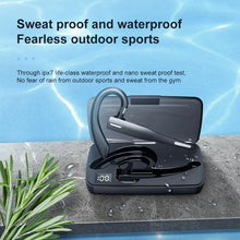 将图片加载到图库查看器,Comfortable Bluetooth Earpiece Wireless Earphone Bluetooth 5.0 Handsfree Earpiece Noise Cancelling HiFi Headset With Dual HD Mic For All Smart Phones Ear Wireless Bluetooth Sport Lightweight Headphones With Case Standby Time For Business Workout Driving