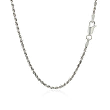 Load image into Gallery viewer, Sterling Silver 1.8mm Diamond Cut Rope Style Chain