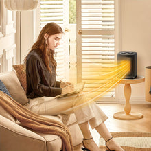 Load image into Gallery viewer, 1500W Portable Ceramic Space Heater with Thermostat & Safety Protection with Carry Handle