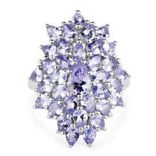 Load image into Gallery viewer, 5.27 Carat Genuine Tanzanite .925 Sterling Silver Ring