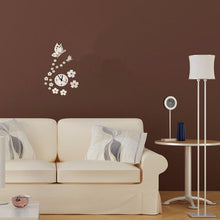 Load image into Gallery viewer, Acrylic Clocks Watch Wall Clock Modern Design 3D Mirror Watches Home Decoration Living Room 3D Mirror Surface Wall Clock Creative Mute Wall Stickers for Home Living Room Office Decoration Gifts